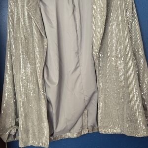 Sequin Silver Women's Jacket